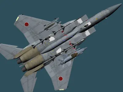 JASDF F-15DJ 3D model