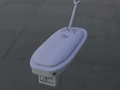 Drone-Bot52 Low-poly 3D model