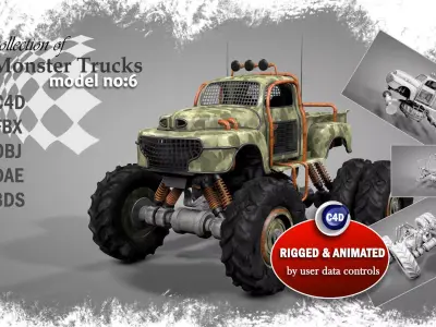 Monster Truck 6 3D model