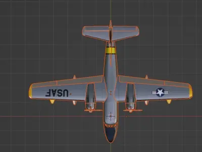 Grumman Albatross HU 16A US Air Force 3D model