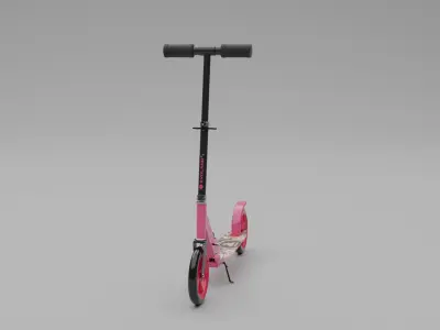 Electric scooter Low-poly 3D model shop