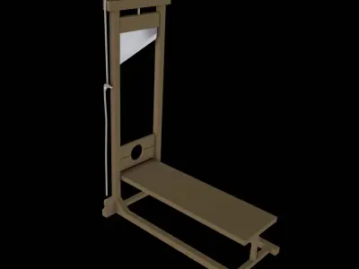 Guillotine Free 3D model