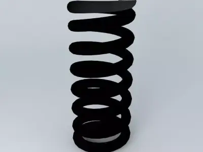 Spring spiral Free 3D model