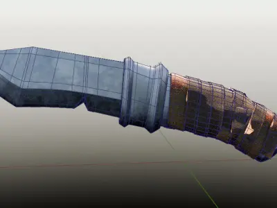 knife 3D model 34