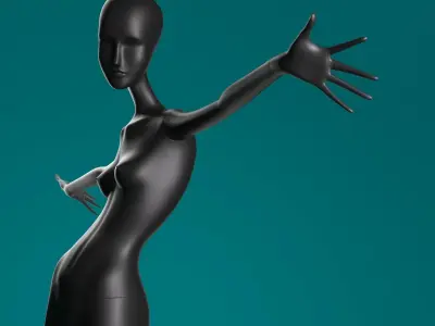Mannequin 608 coll60 3D model