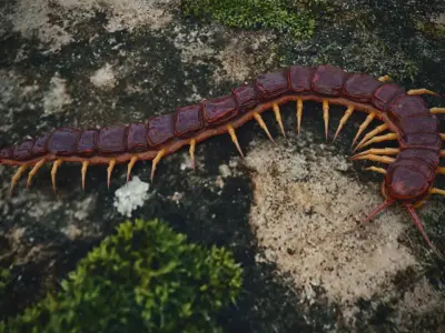 Centipede Low-poly 3D model