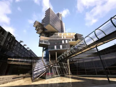 Photorealistic House And Commercial Collection 3D model