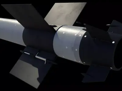 Mikholit air-to-surface IAF missile 3D model