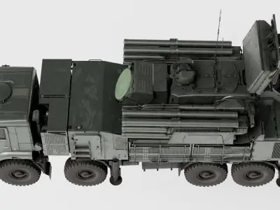 Pantsir S1 Air Defense System 3D model