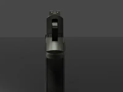 Sig Sauer P226 Low-poly 3D model