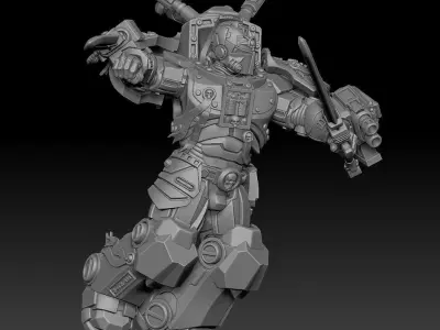 First Crusader Terminator 3D print model
