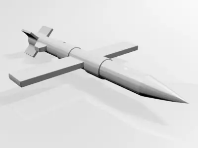 Missile 01 3D model