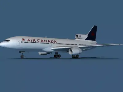 Lockheed L-1011-50 Air Canada 2 3D model