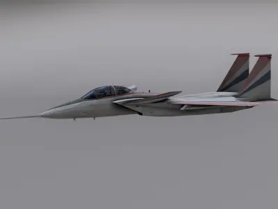 F 15 S - Fighter Jet Low-poly 3D model