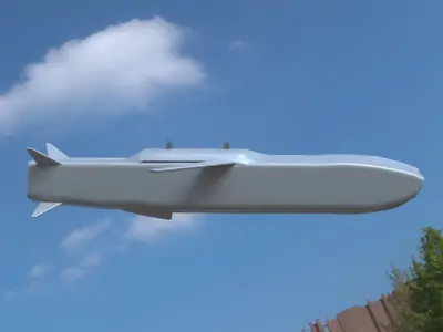 Som Cruise Missile 3D model