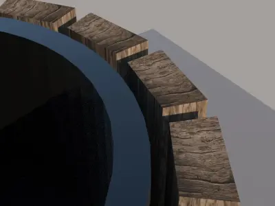 Trash Box - Outdoor Low-poly 3D model purchase