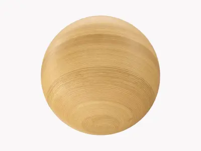 Wooden sphere Free 3D model