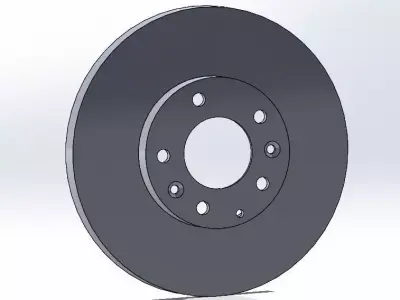 2006-2015 NC Miata MX5 Mazda Front Brake Rotor 3D model