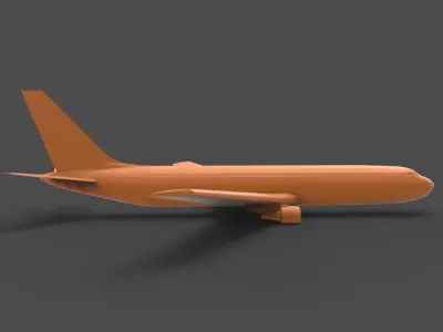 Boeing 767 3D print model