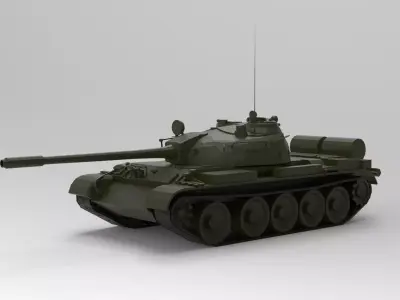 T-55 tank 3D model