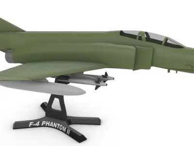 F-4 Phantom II 3D print model