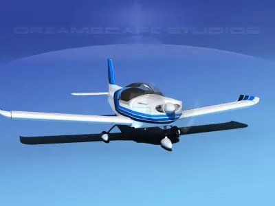 Zlin Z 242 V03 3D model