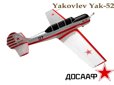 Yakovlev Yak-52  3D model