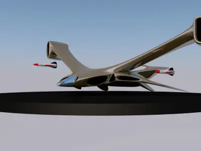Big jet 3D model