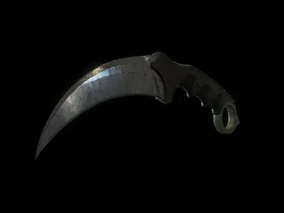 Karambit Knife Free low-poly 3D model