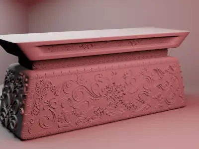 Emboss Ancient Tomb 3D model