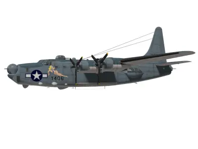 consolidated PB4Y-2 Privateer 3D model