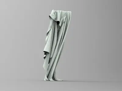 Clothing FBX 3 in 1set 7 Low-poly 3D model