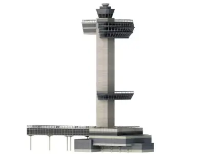 JFK Control Tower 3D model