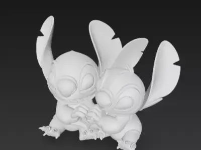 Stitch - Couple 3D print model
