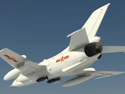 Nanchang Q-5 Fantan 3D model