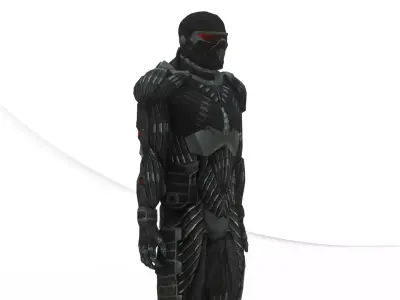 Advanced Nanosuit Soldier High-Tech Combat Armor 3D Model  Low-poly 3D model