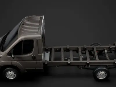 Peugeot Boxer Chassis Truck Single Cab 3800WB 2020 3D model