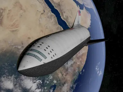 SpacesX BFR Free 3D model