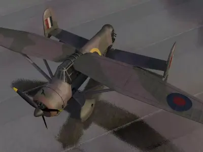 Westland P-12 Wendover 3D model