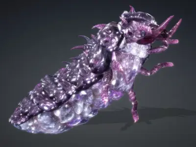Larval-V2b 3D model