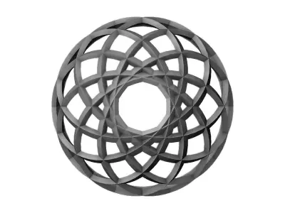 abstract spherical patterns Free 3D print model