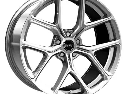 Carroll Shelby Wheel Company CS3 WheelChrome Powder Mustang 3D model