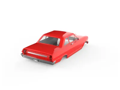 1964 Chevy II Nova 3D print model