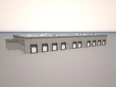 Cargo Building 7 3D model