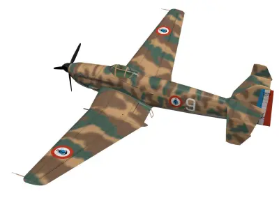 Loire Nieuport LN411 3D model