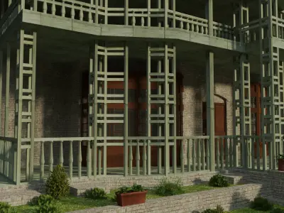 ZIARAT RESIDENCY Pakistann Monument 3D model
