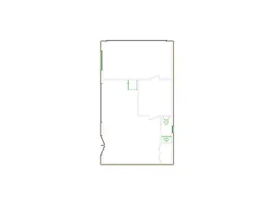 Detailed Exterior Sketch by Interior - 501-750 SF - Xactimate 3D model