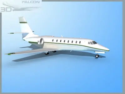 Falcon3D Citation Sovereign C680 FS07 3D model