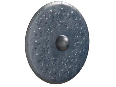 Medieval Shield Low-poly 3D model