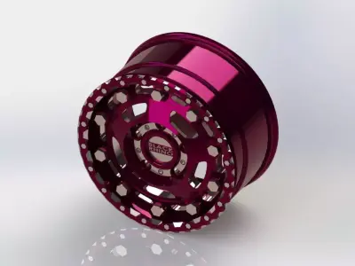 Cast rim BLACK RHINO - GLACIER 3D model